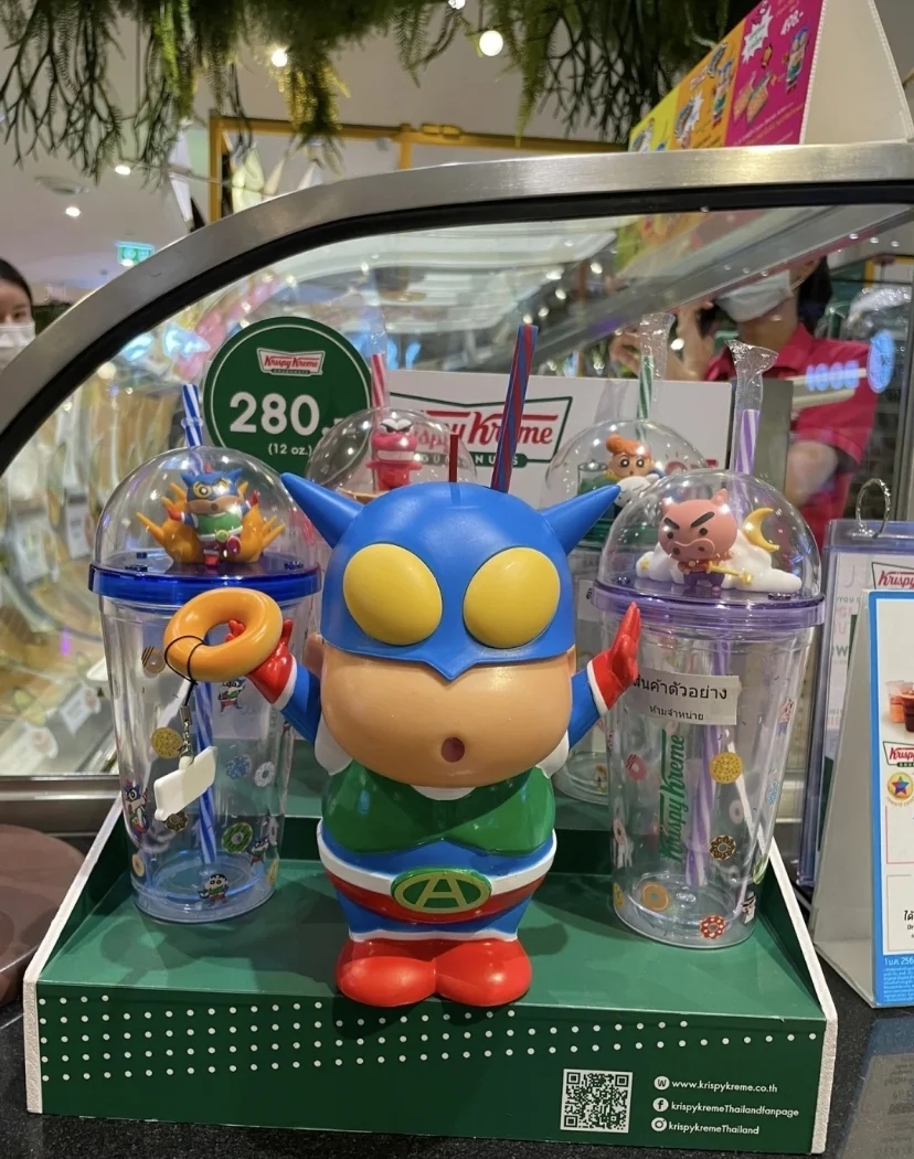 泰國Krispy Kreme「動感超人小新水杯