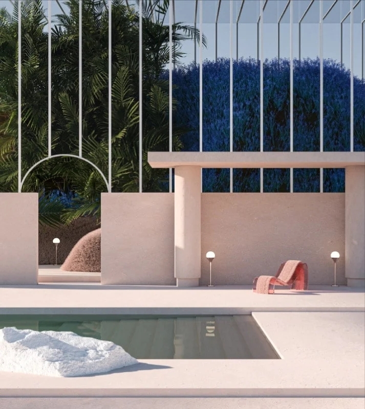 泰國粉紅網美飯店,粉紅的很有質感