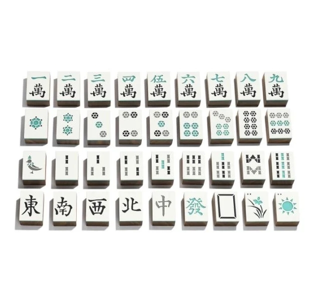 Tiffany的麻將字體也有精心設計