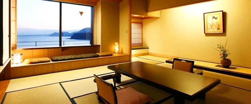 稻取銀水莊房間內部景致