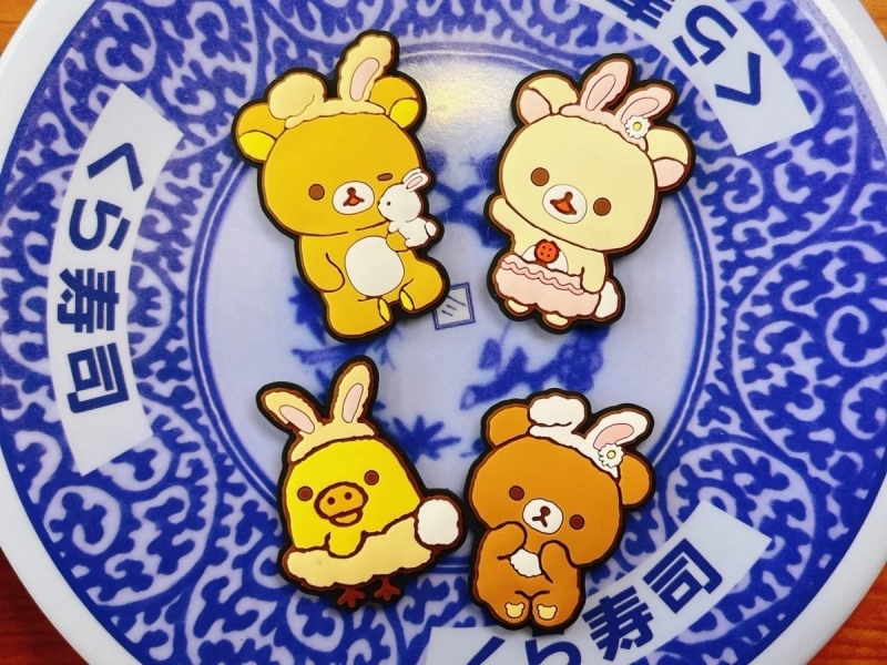 藏壽司X拉拉熊「軟膠磁鐵」