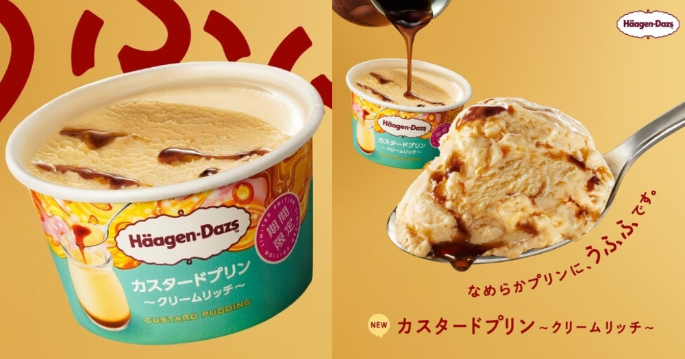 哈根達斯「日式卡士達布丁冰淇淋」迷你杯(110ml)建議售價149元
