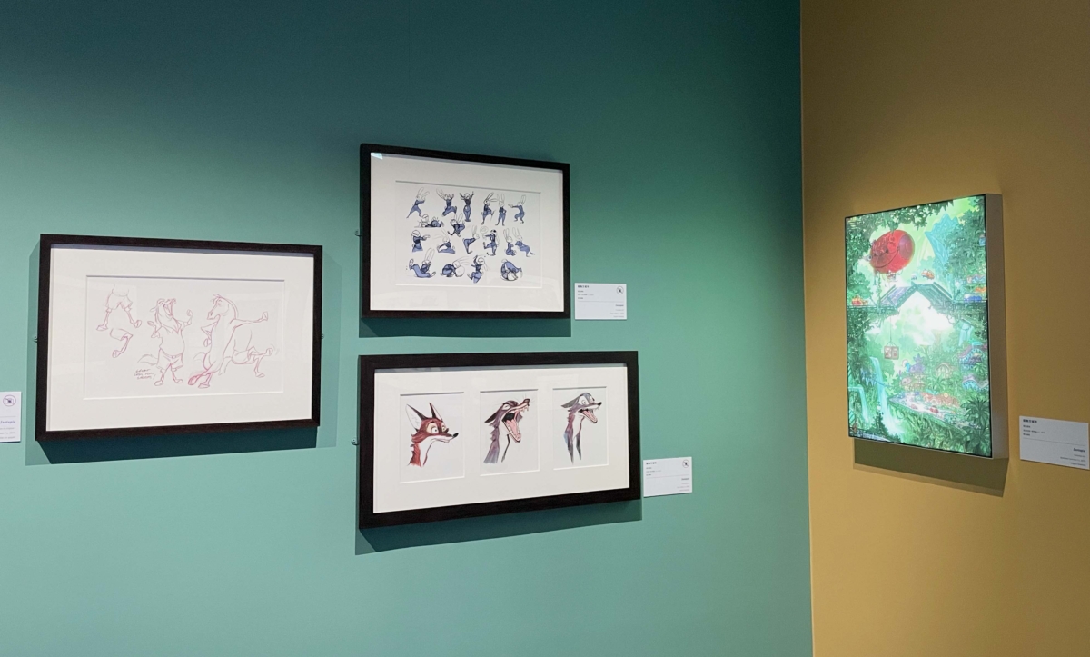 「迪士尼動畫展」場內《動物方城市》展區