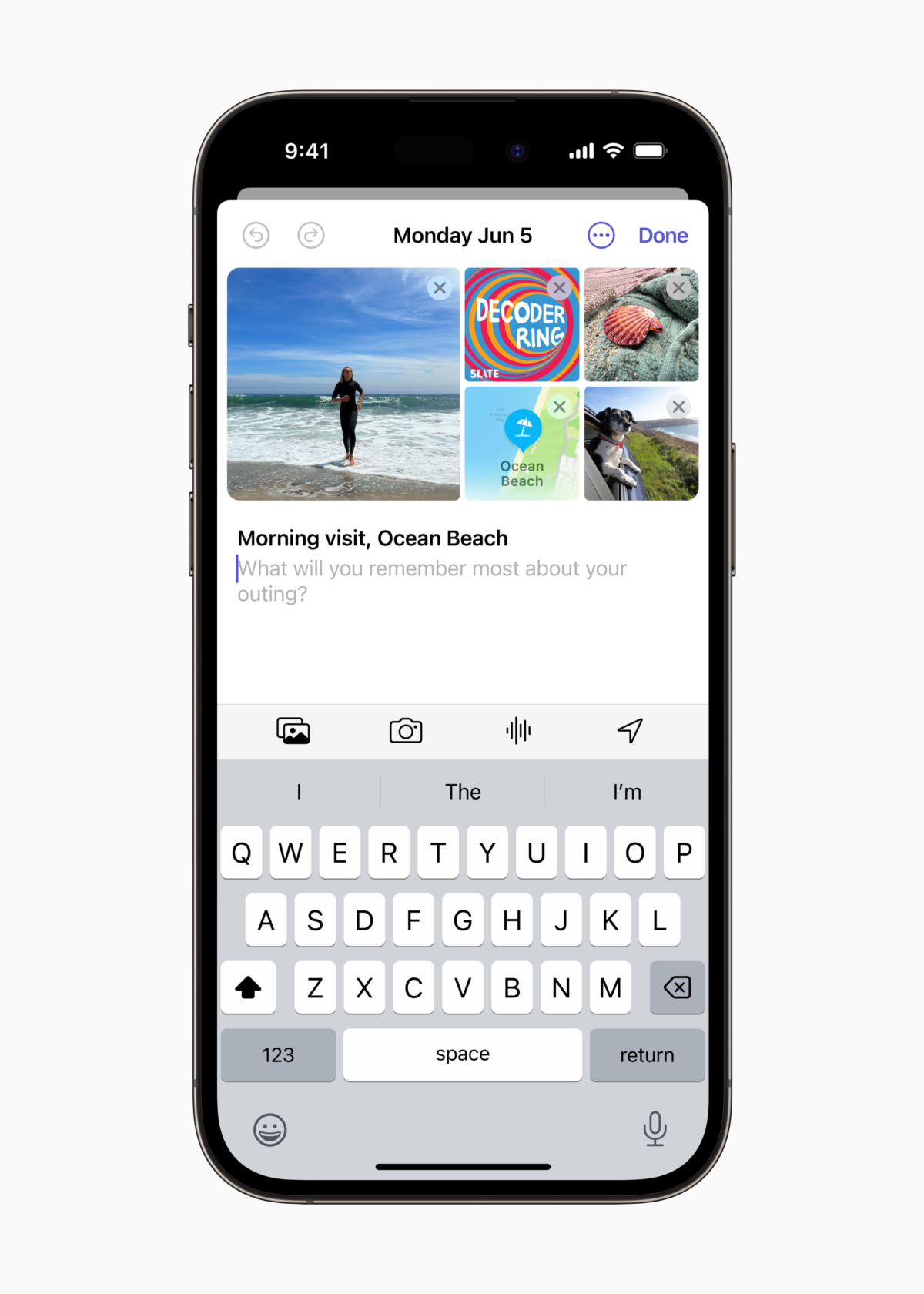 iOS 17全新「日誌」app