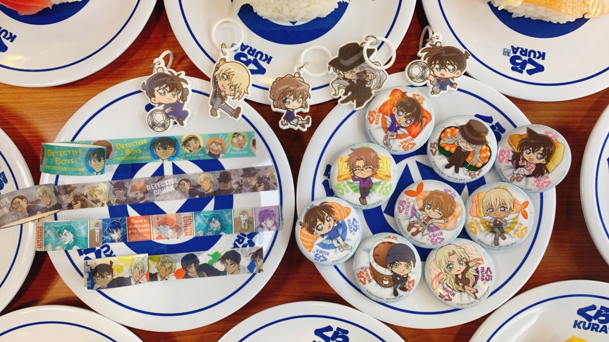 「藏壽司X名偵探柯南」全新18款聯名扭蛋