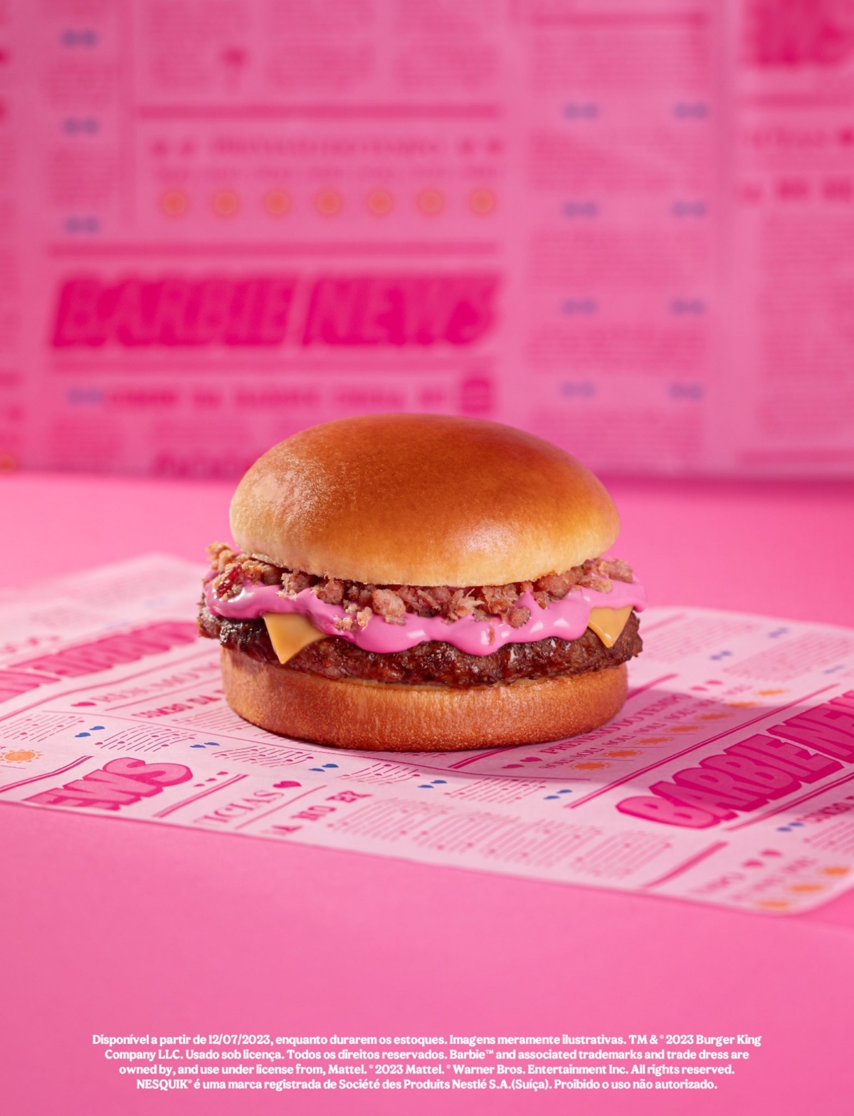 巴西《漢堡王》推「芭比套餐」