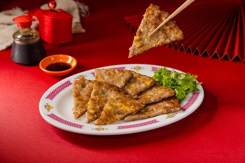粟米煎肉餅
