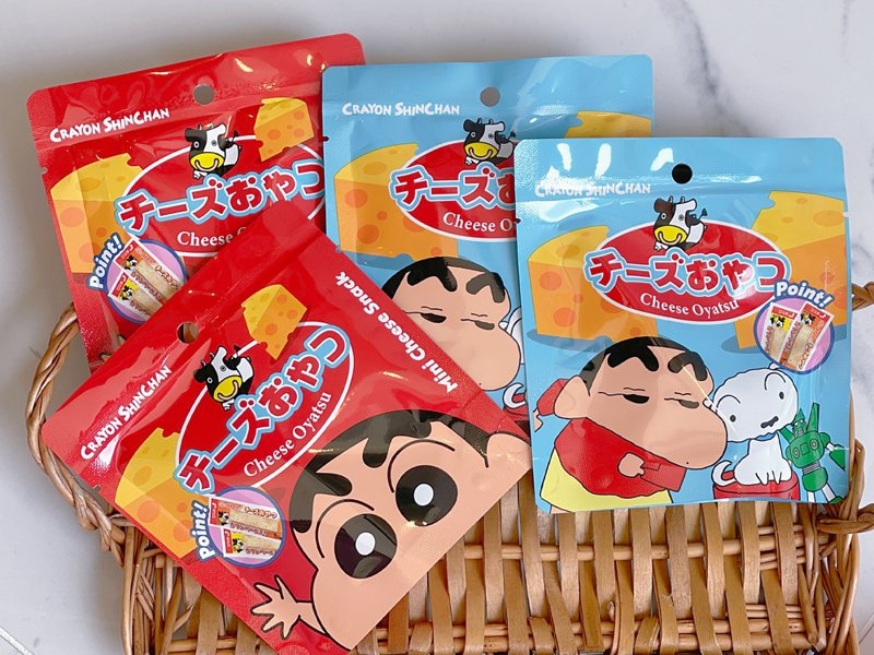 共兩款包裝的加曼貝爾起司條