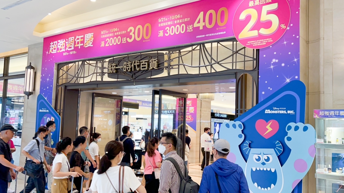 2023台北統一時代百貨週年慶