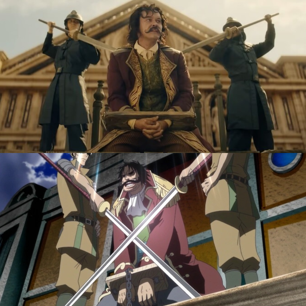 海賊王羅傑處決劇情對比