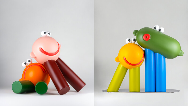 Lucas Zanotto 《Side by Side》系列雕塑