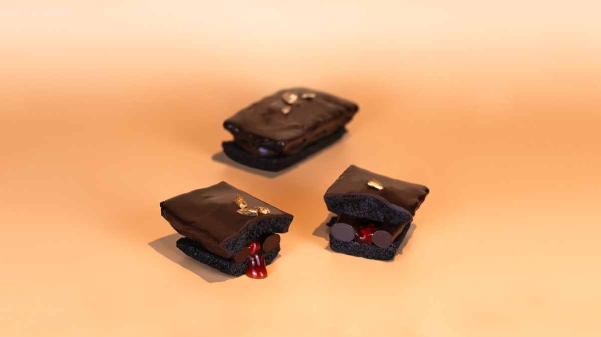 黑巧酒漬櫻桃費南雪