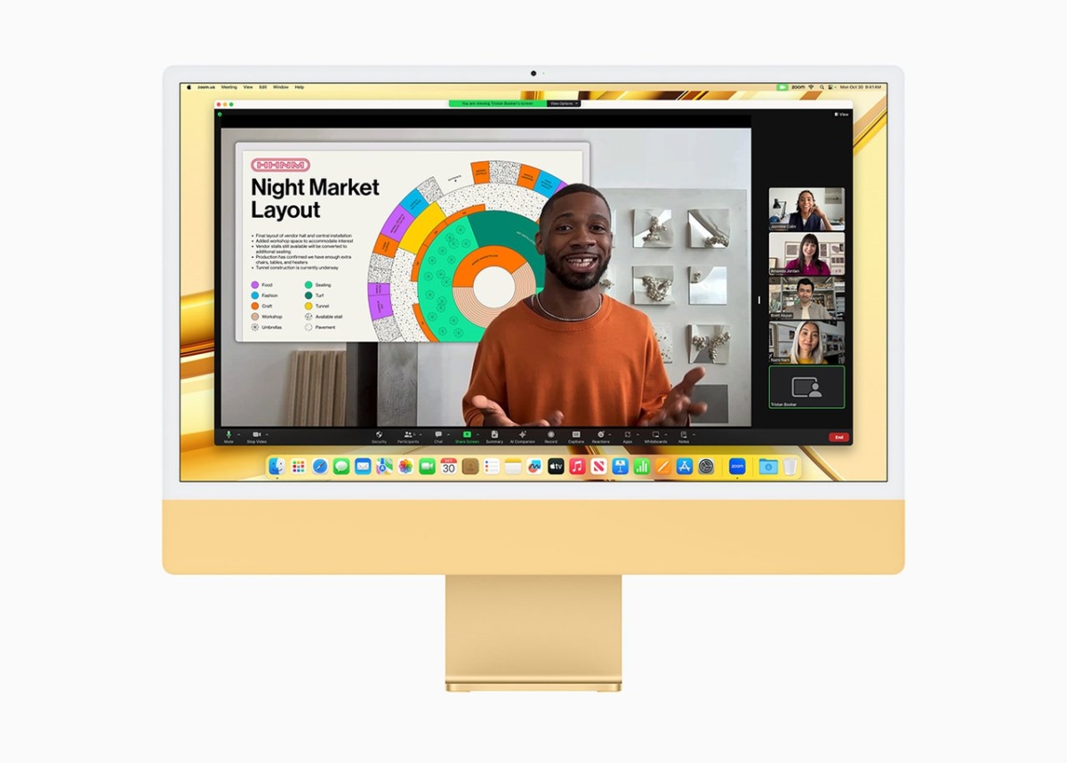 iMac搭配了全新的M3晶片