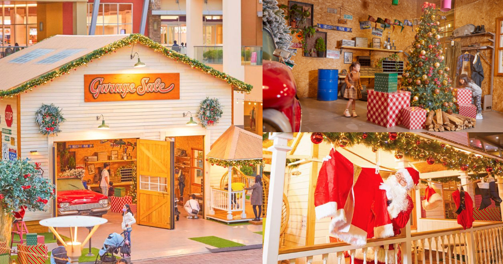 在一期廣場的「聖誕老公公的驚喜車庫」