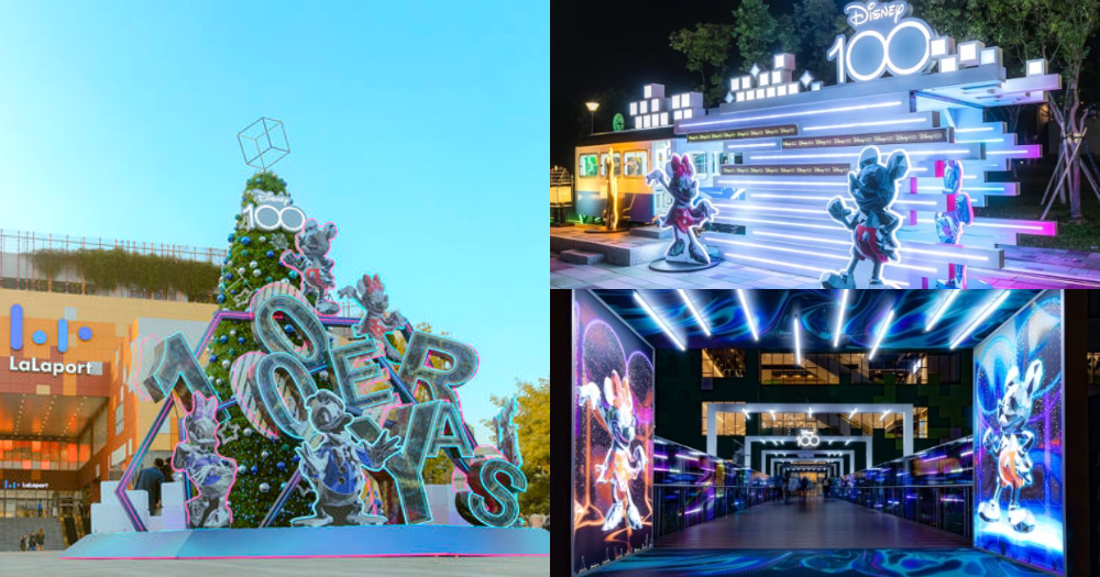 LaLaport台中在聖誕節期間與「迪士尼100年周年」合作