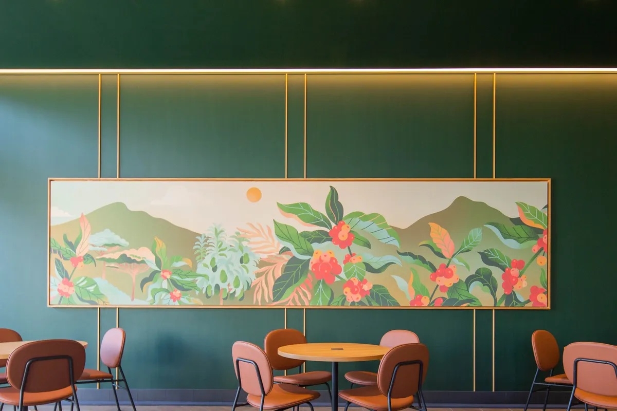 海安和緯門市店內一共107位座席