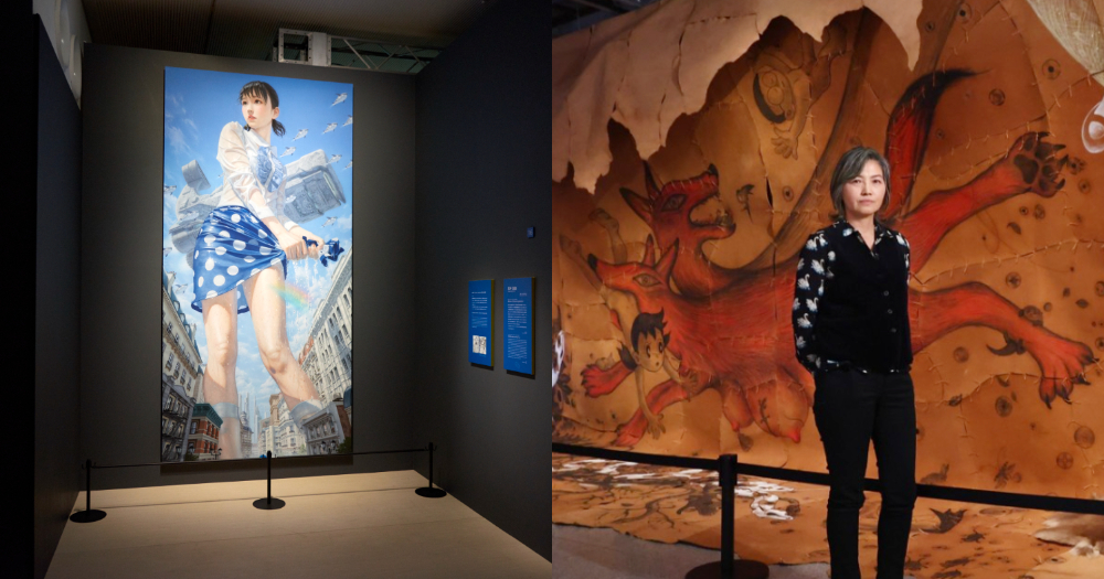 坂本友由「我們何時會成為大人？」©Tomoyoshi Sakamoto ©Fujiko-Pro。/鴻池朋子「靜香的洞窟」©Tomoko KONOIKE ©Fujiko-Pro。