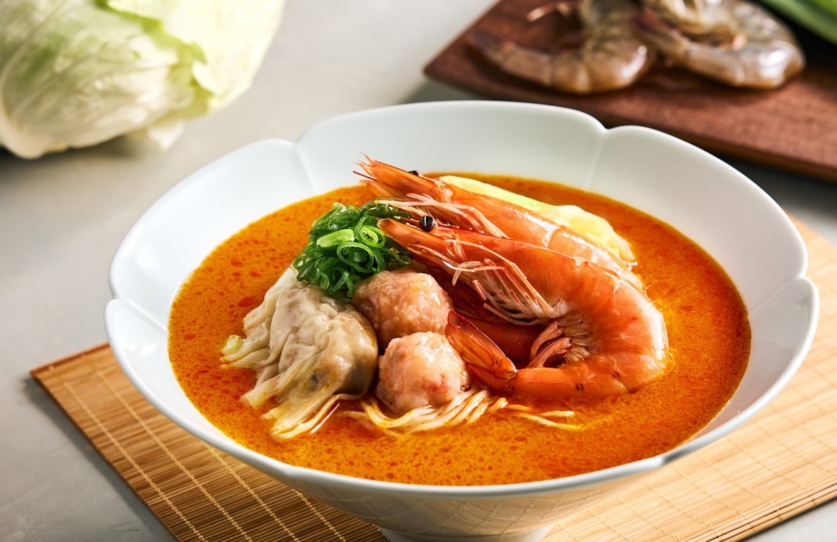 招牌「三寶蝦湯拉麵」