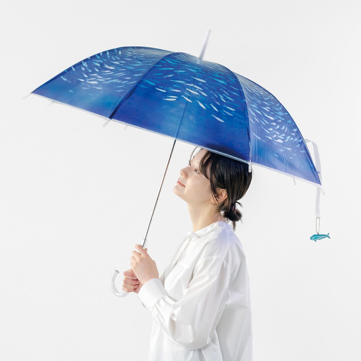 沙丁魚龍捲風透明傘