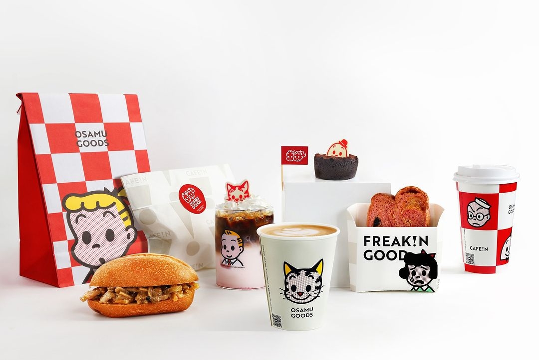 CAFE!N攜手OSAMU GOODS聯名餐點