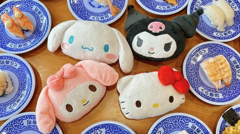 「藏壽司X三麗鷗」聯名大臉車票夾