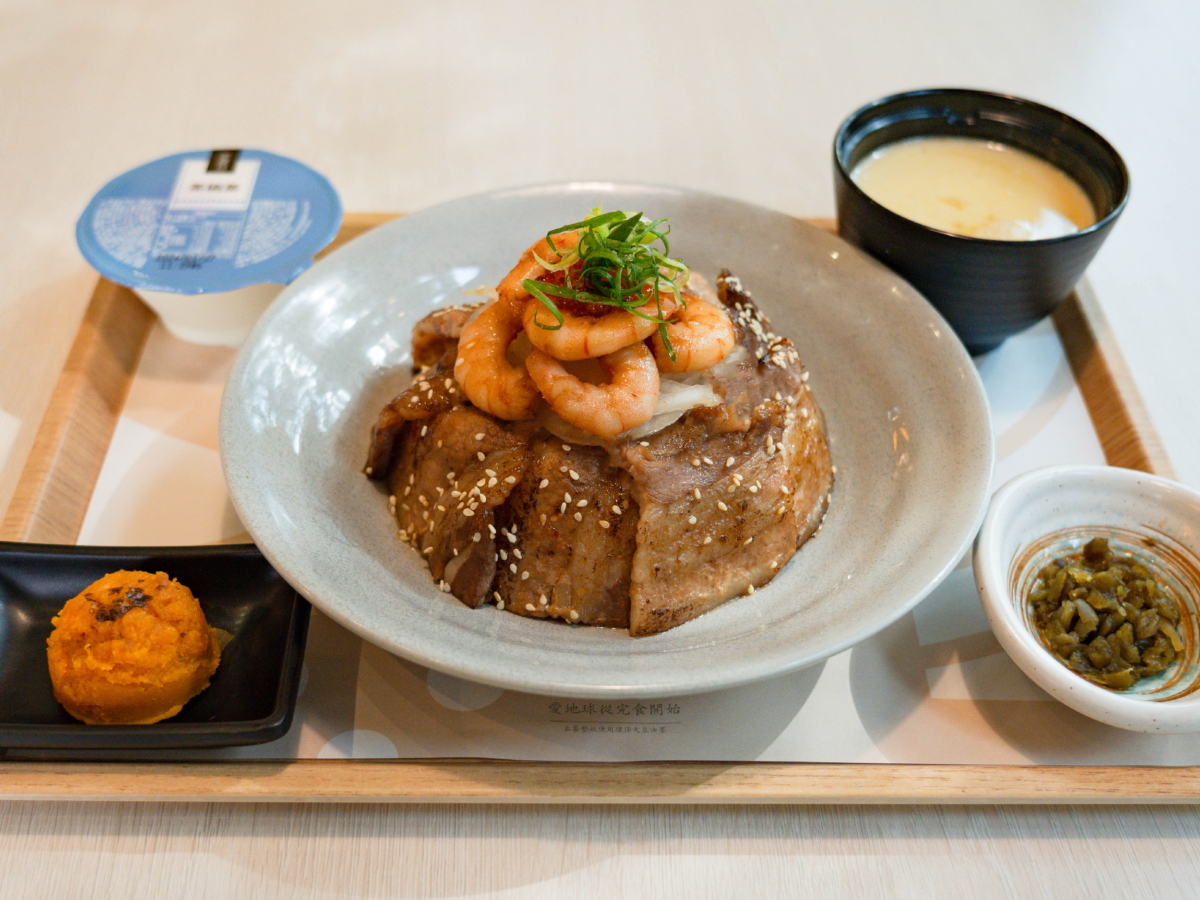 十勝燒蝦厚豚丼
