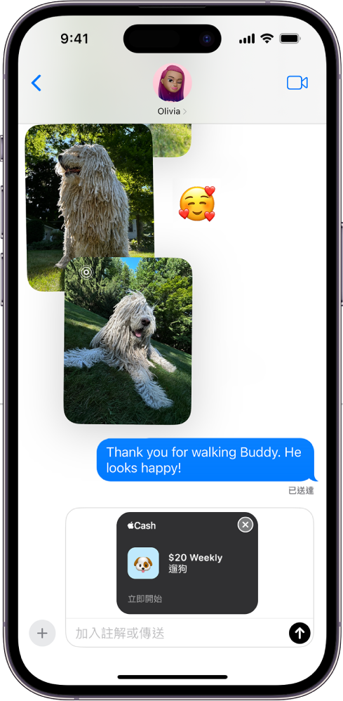 「Apple Cash」提供用戶在iPhone「訊息」中傳送請款、接收款項