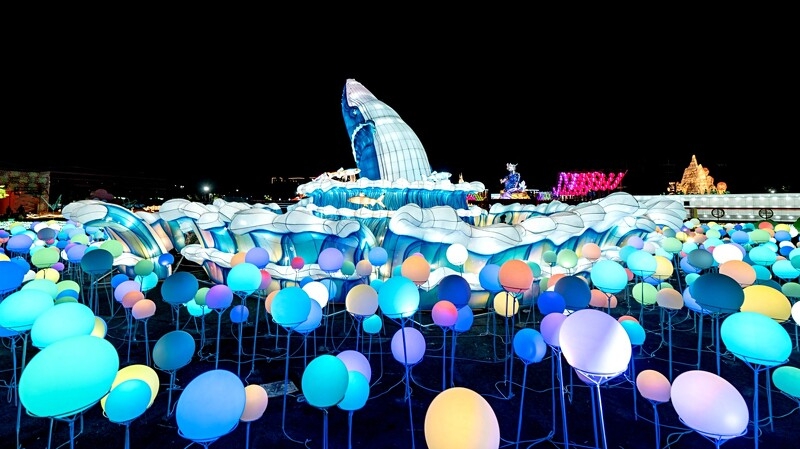 展區作品「鯤島融光」