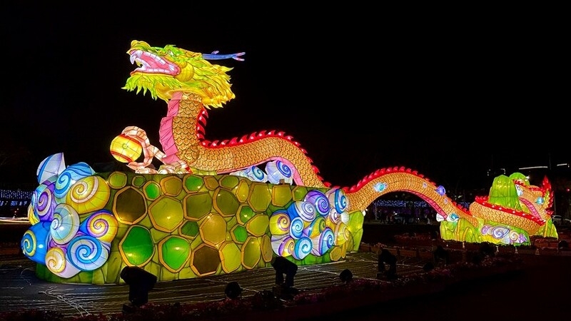 主燈「龍來台灣」