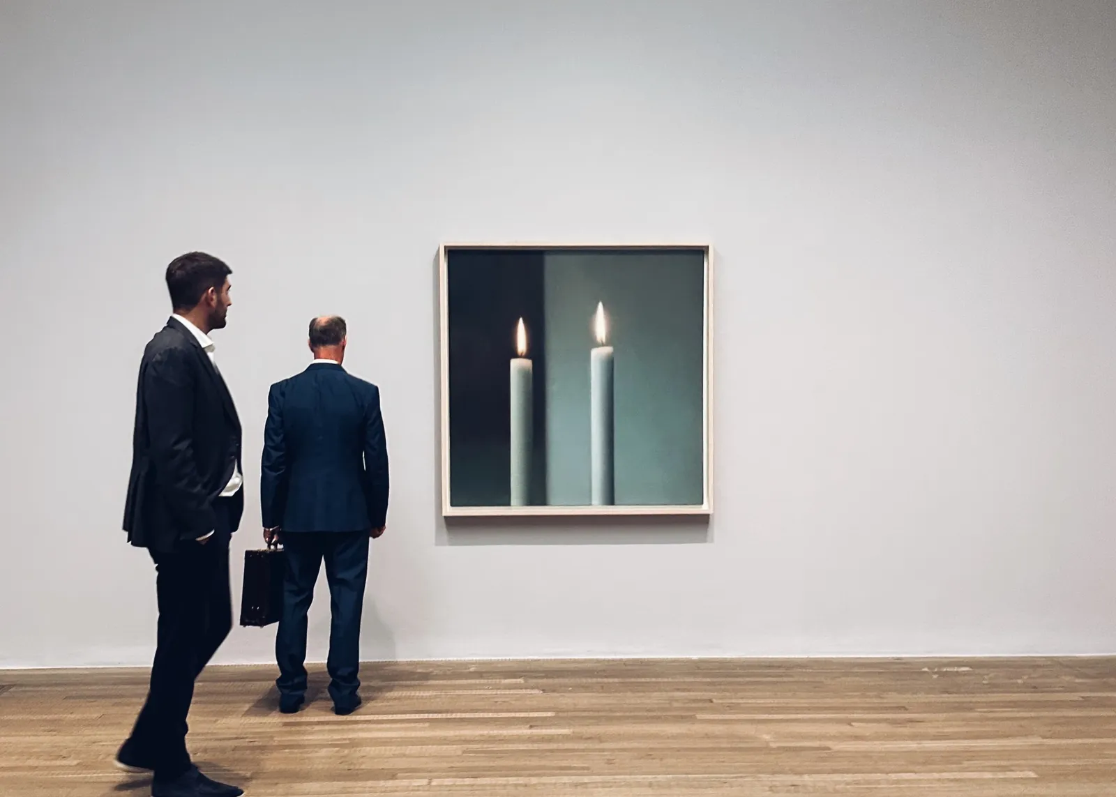 泰德美術館作品「格哈德里希特《Two Candles》」