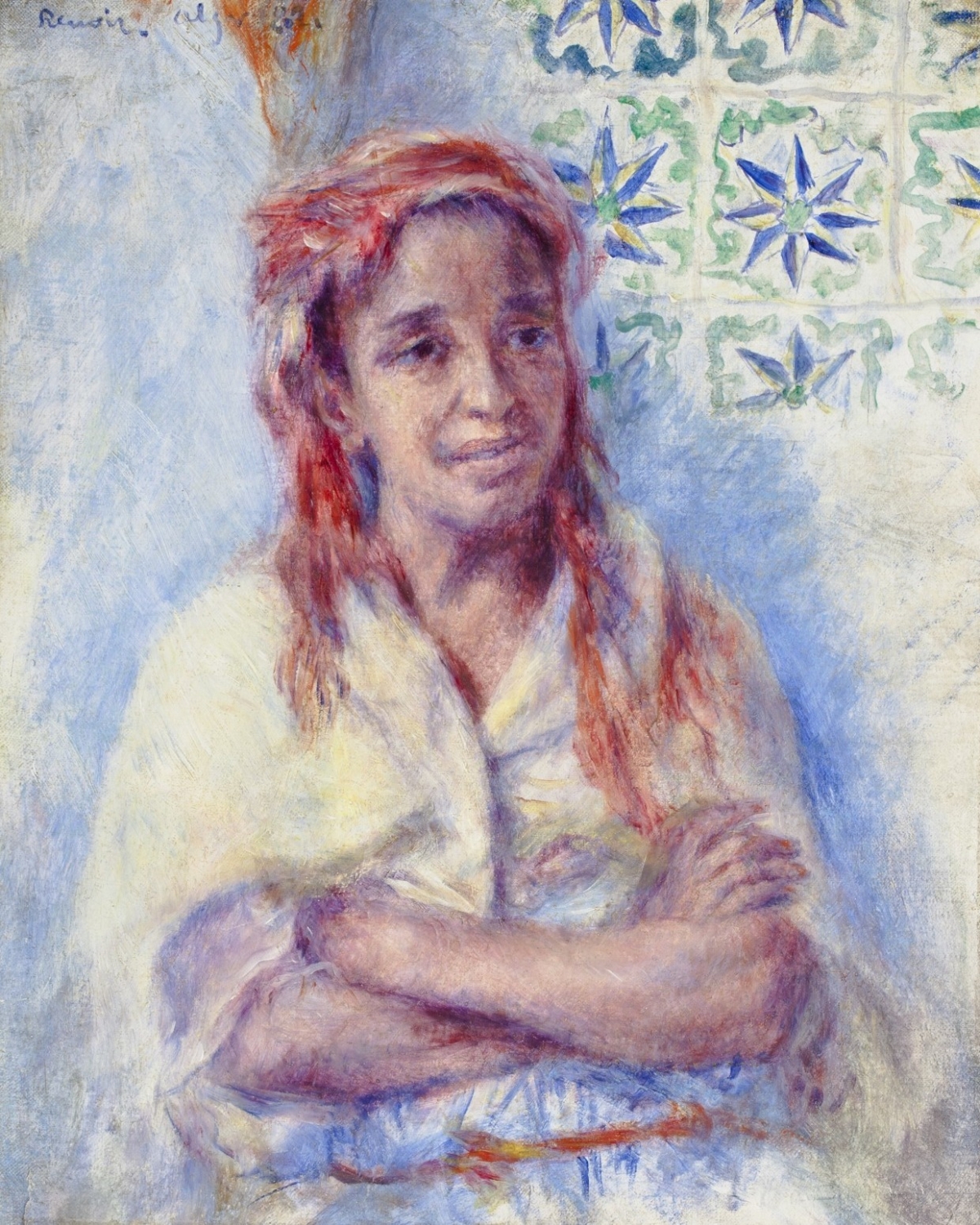 Pierre-Auguste Renoir 皮耶—奧古斯特.雷諾瓦Arab Woman《阿拉伯女人》