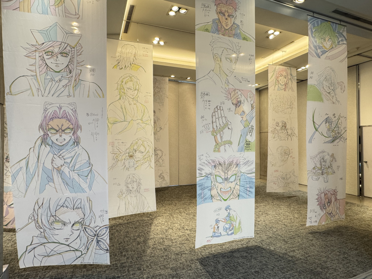 原畫師手稿掛軸